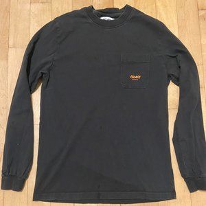 Palace Skateboard Black and Orange Long Sleeve L